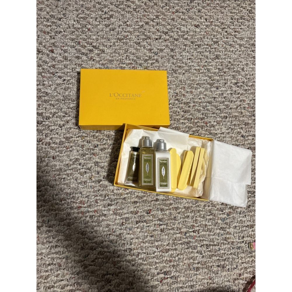 NEW L’Occitane en Provence Verveine Verbena Gift Set Shower Gel , Lotion, Hand